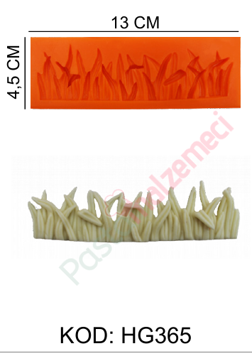 ÇİMEN MODELİ SİLİKON KALIP HG365