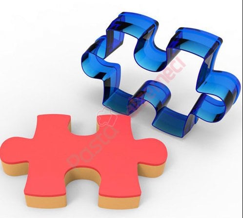 PUZZLE POLİKARBON KURABİYE KALIBI