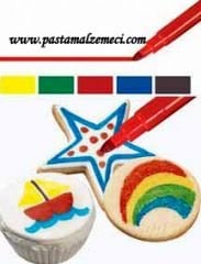KIRMIZI GIDA KALEMİ TEK UÇLU