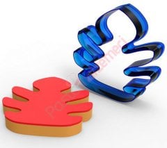 TROPİKAL YAPRAK POLİKARBON KURABİYE KALIBI