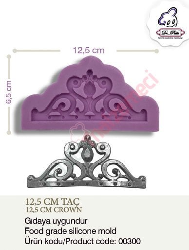 12.5 CM TAÇ SİLİKONU