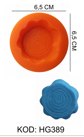 Yuvarlak Helezon Silikon Kalıbı HG389
