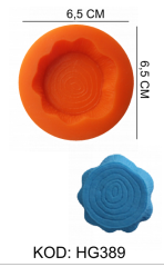 Yuvarlak Helezon Silikon Kalıbı HG389