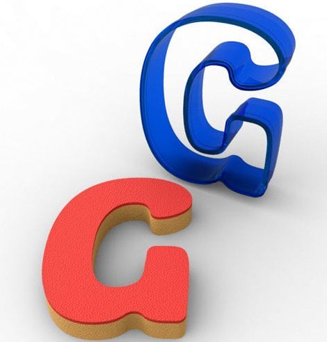 G HARFİ POLİKARBON KURABİYE KALIBI