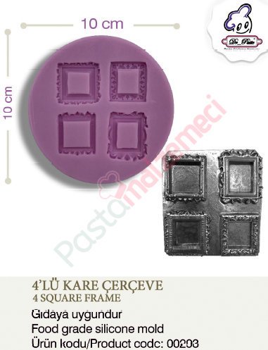 4'LÜ KARE ÇERÇEVE SİLİKONU