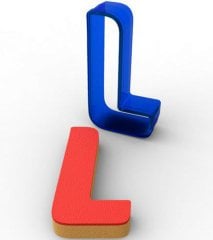 L HARFİ POLİKARBON KURABİYE KALIBI