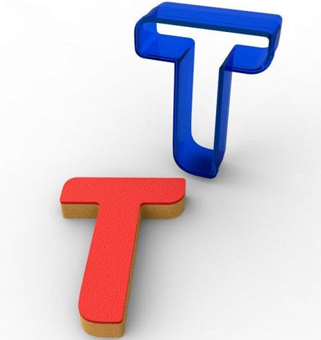 T HARFİ POLİKARBON KURABİYE KALIBI