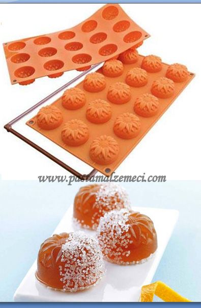 PASTA VE KEK KALIBI PAPATYA MODELLİ 15Lİ İTALYAN MALI
