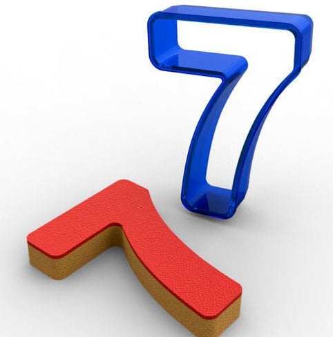 7 POLİKARBON KURABİYE KALIBI