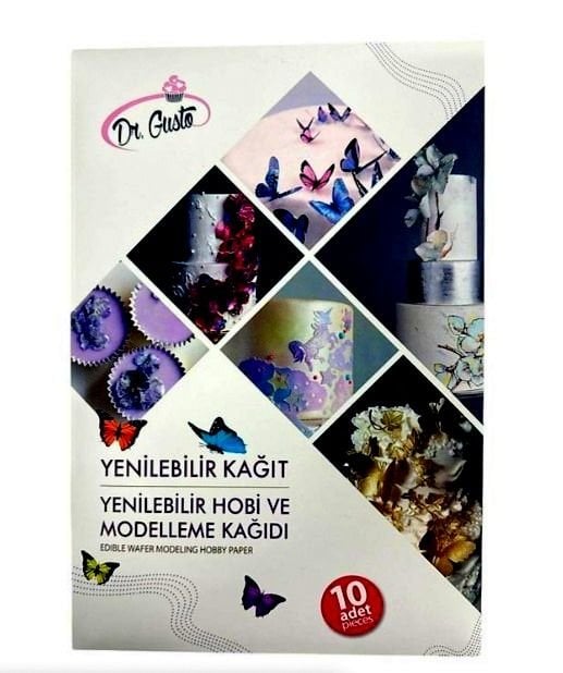 Yenilebilir Modelleme Kağıdı 10'lu Paket