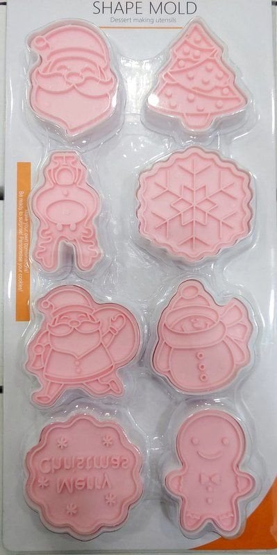 Yılbaşı Kurabiye Kalıp Seti 8’li