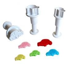 ARABA,VOSVOS ŞEKER HAMURU ENJEKTÖRÜ 3LÜ KÜÇÜK BOY