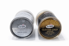 Glıtter Sılver Gümüş Parlak ve Glıtter Gold Altın Parlak Gıda Simleri