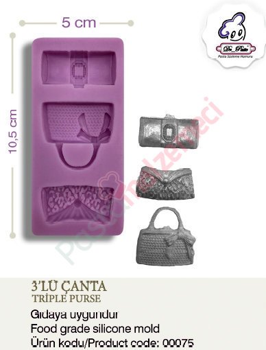 3 LÜ ÇANTA SİLİKONU