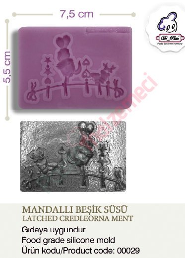 MANDALLI BEŞİK SÜSÜ SİLİKONU