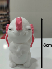 Burnunda Kelebek Olan Tavşan Pasta Figürü 8cm