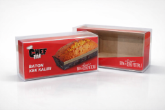 Büyük Baton Kağıt Kek Kalıbı 6lı  20x6.5 cm x 5 H