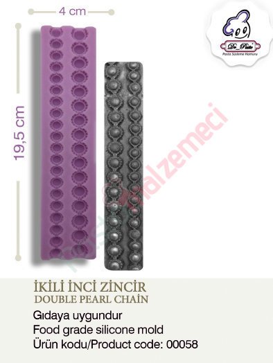 İKİLİ İNCİ ZİNCİR SİLİKONU