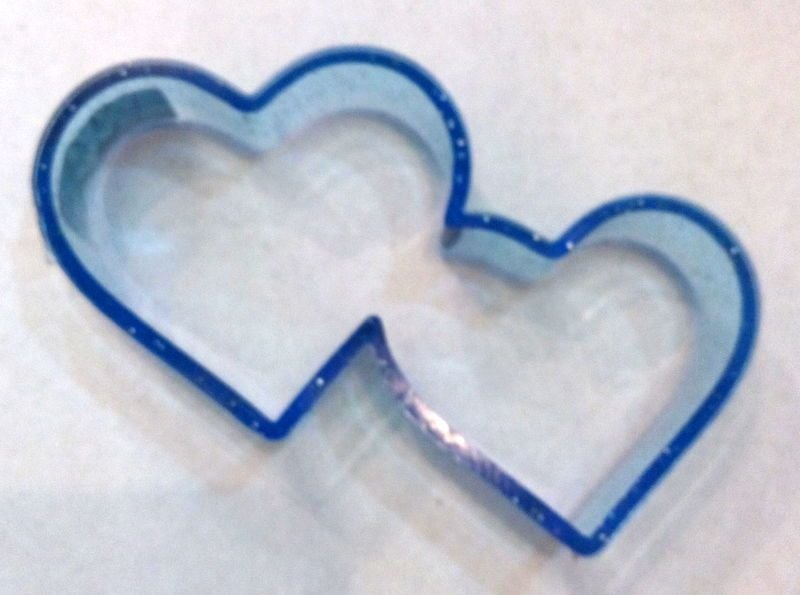 ÇİFTLİ KALP POLİKARBON KURABİYE KALIBI