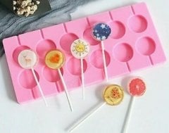 LOLİPOP SİLİKON KALIBI 12 Lİ