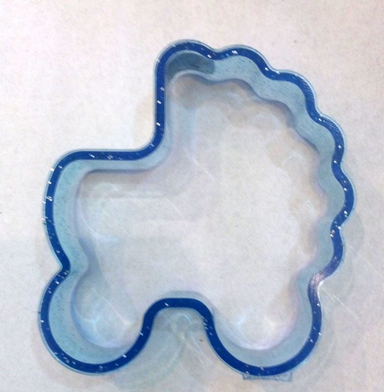 BEBEK ARABASI POLİKARBON KURABİYE KALIBI