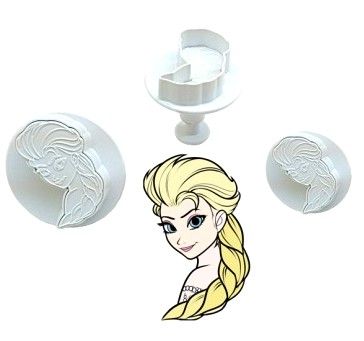 ELSA FROZEN ŞEKER HAMURU KOPATI 3'LÜ ENJEKTÖRÜ