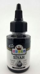 SİYAH SIVI DECOL GIDA BOYASI 60mg