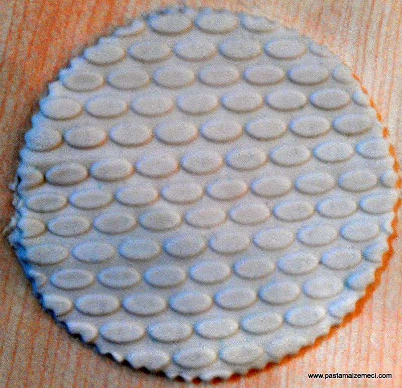 OVAL DESENLİ KURABİYE MERDANESİ 21CM