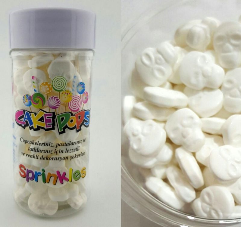 SPRİNKLES BEYAZ KURUKAFA ŞEKER 90GR
