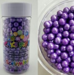 SPRİNKLES İRİ MOR BONCUK ŞEKERİ 3MM 45GR-90GR-250GR