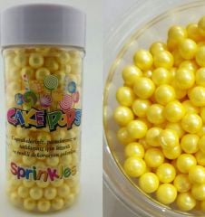 SPRİNKLES İRİ SARI BONCUK ŞEKERİ 3MM 45 gr- 90 gr - 250 gr