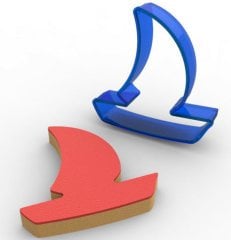 YELKENLİ POLİKARBON KURABİYE KALIBI