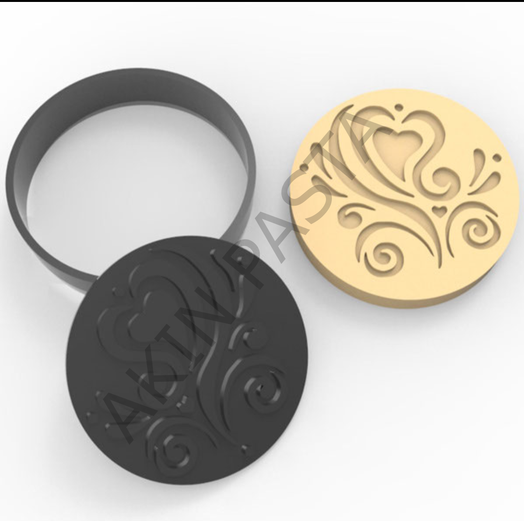 Kurabiye Damga & Kesici Set YUVARLAK - RP21155