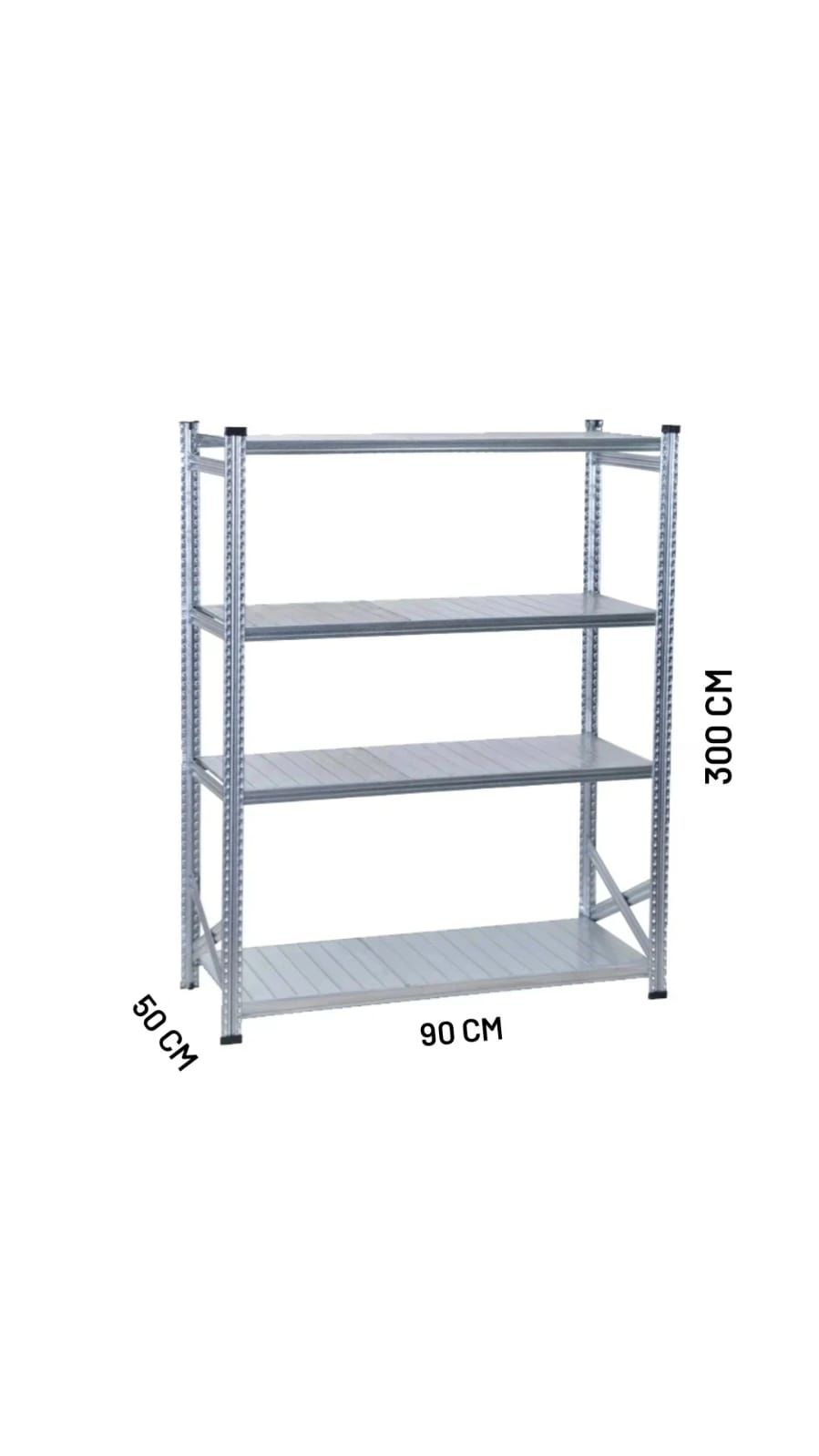 GALVANİZ RACK ÜNİTE 50X 300 4 KATLI