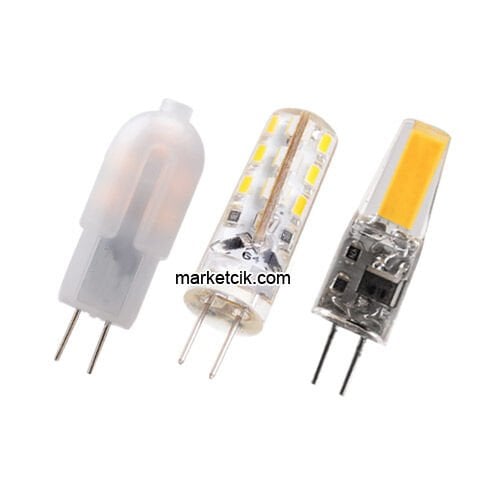 12 Volt G4 Duy 2-3 Watt Led Kapsül Ampul, Halojen Yerine Led Avize Ampulü, Sarı Işık