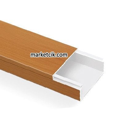 Mutlusan Ahşap Serisi Armut Renk 25x16 mm Yapışkanlı Kablo Kanalı 2 metre