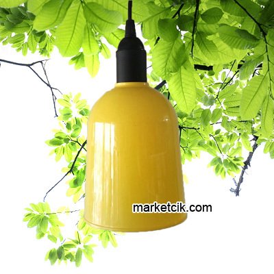 Marketcik Yuvarlak Sarı Renk Park Bahçe Ağaç Feneri Işığı
