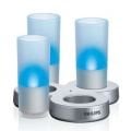 Philips 3 lü Mavi imageo Led Mum Işığı Armatür, CandleLights 3L set Blue, Stok ve Fiyat Sorunuz