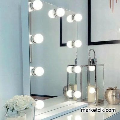 5 Watt Led Top Ampul, Makyaj Aynası Ampulü E27 Duy Beyaz Işık-Gün ışığı