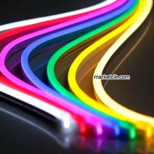 Marketcik Neon Led Işık Yazı Tabela Aydınlatma Günışığı Renk