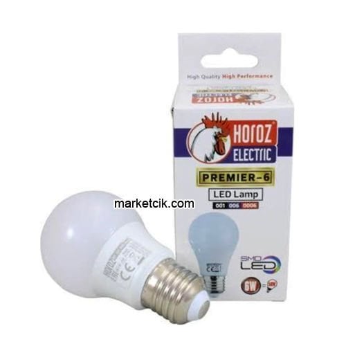 Horoz Mini Model 6 Watt Beyaz Işık Led Ampul
