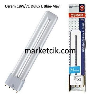 Osram 18 Watt/71 Dulux L Blue Mavi Işık Kuvöz ve Akvaryum Ampulü