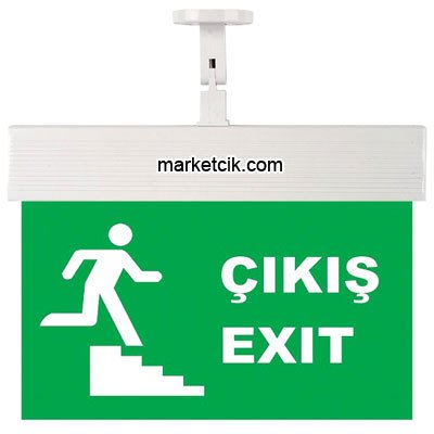 Ledli Exit Merdiven İniş Yönlendirme Levhası CEXA-8-35