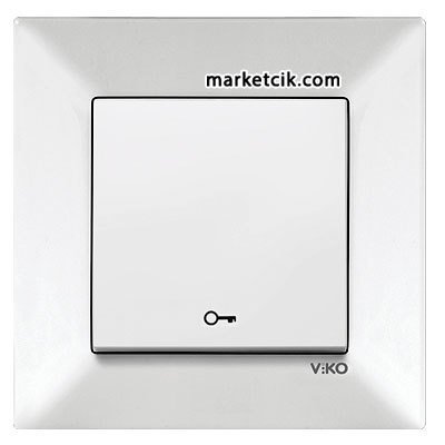VİKO by Panasonic Meridian Beyaz Kapı Otomatiği Anahtarı, 12 Adet KAMPANYALI ÜRÜN