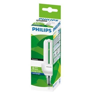 Philips 6 Adet 11 Watt Sarı Düz Enerji Tasarruflu Ampul E14 Duylu T2 Tornado