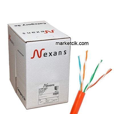 Nexans Halojen Free Cat5 Veri İletişim Data İnternet Kablosu, 305 Metre