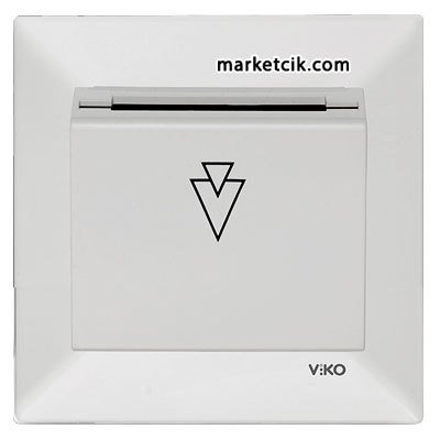 Viko by Panasonic Meridian Beyaz Standart Energy Saver-Gecikmeli Röle Hariç Gövde
