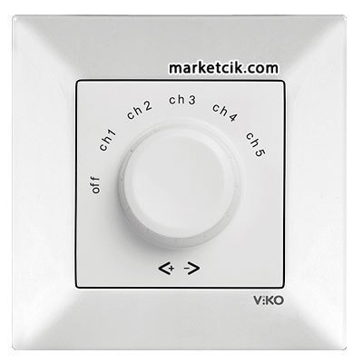 Viko by Panasonic Meridian Beyaz Kanal Seçme Anahtarı