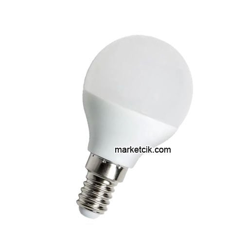 4-6 Watt E14 Duy Led Top Ampul, Avize Tipi Ampul, Sarı Işık