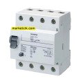 Siemens 5SM3348-0 3x100 Amp. 30 mA Trifaze Kaçak Akım Koruma Rölesi